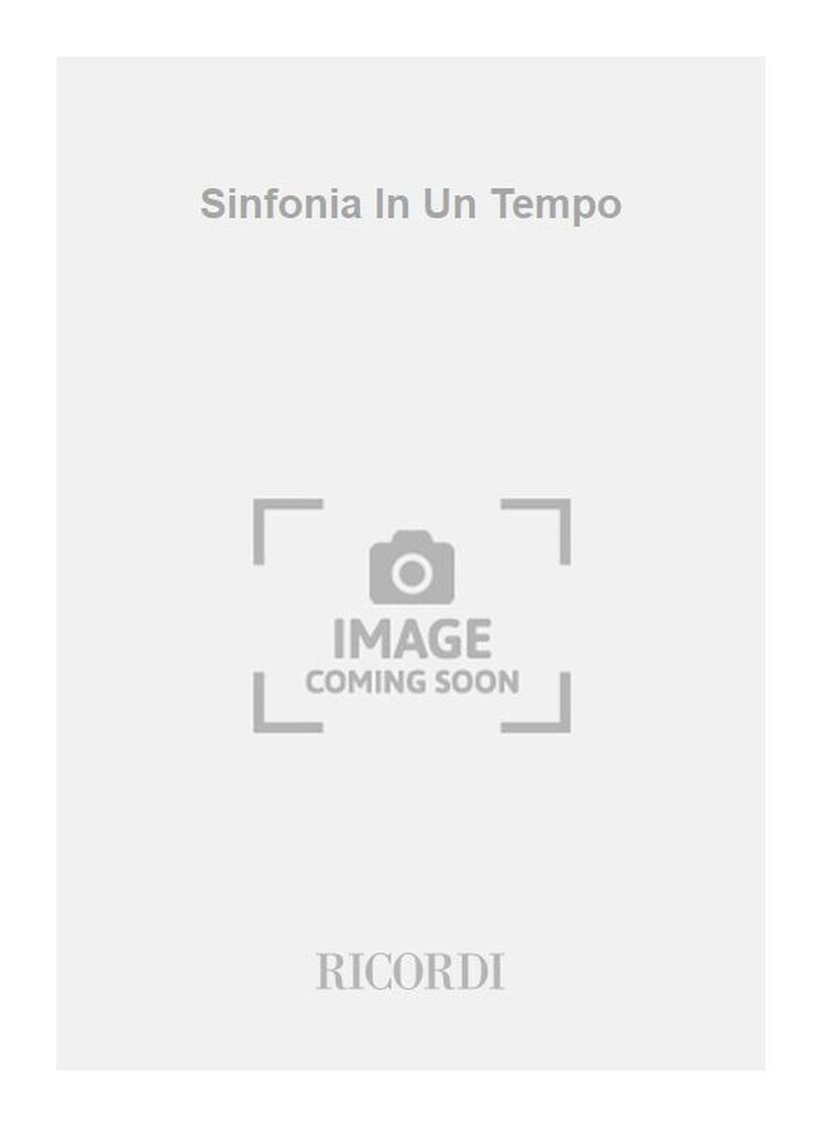 Sinfonia In Un Tempo